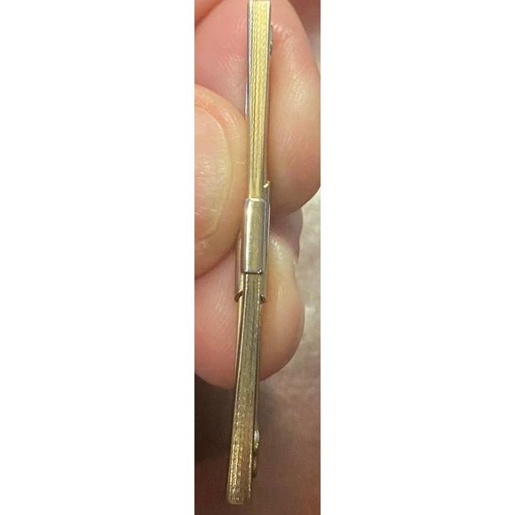 VTG Men's 2" Gold ToneCollar Bar by Swank - Picture 3 of 3
